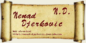 Nenad Đerković vizit kartica